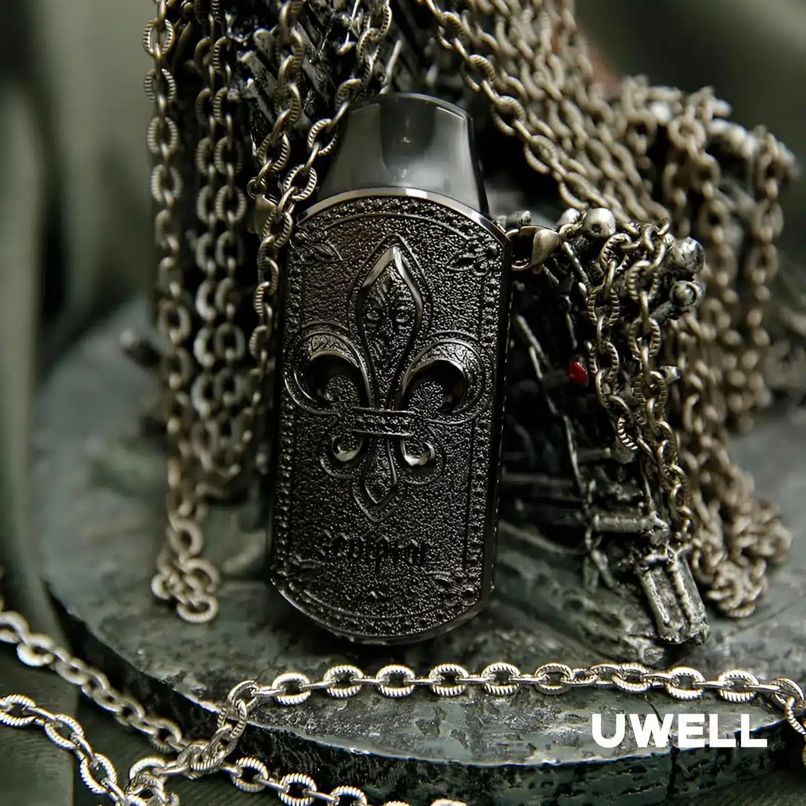 UWELL SCULPTOR 雕塑家 11W 小煙主機｜精緻電鍍金屬雕刻工藝